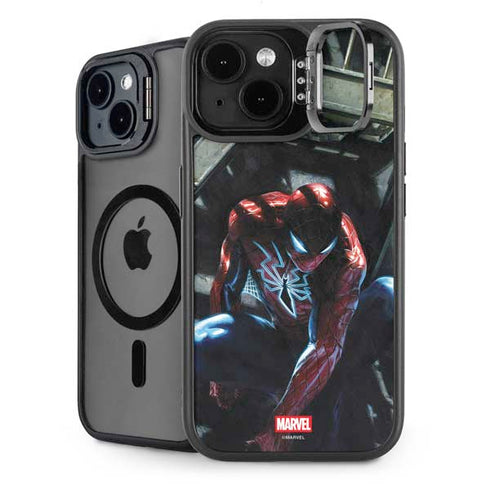 Marvel Spiderman New Suit Spiderman iPhone 14 Kickstand Case